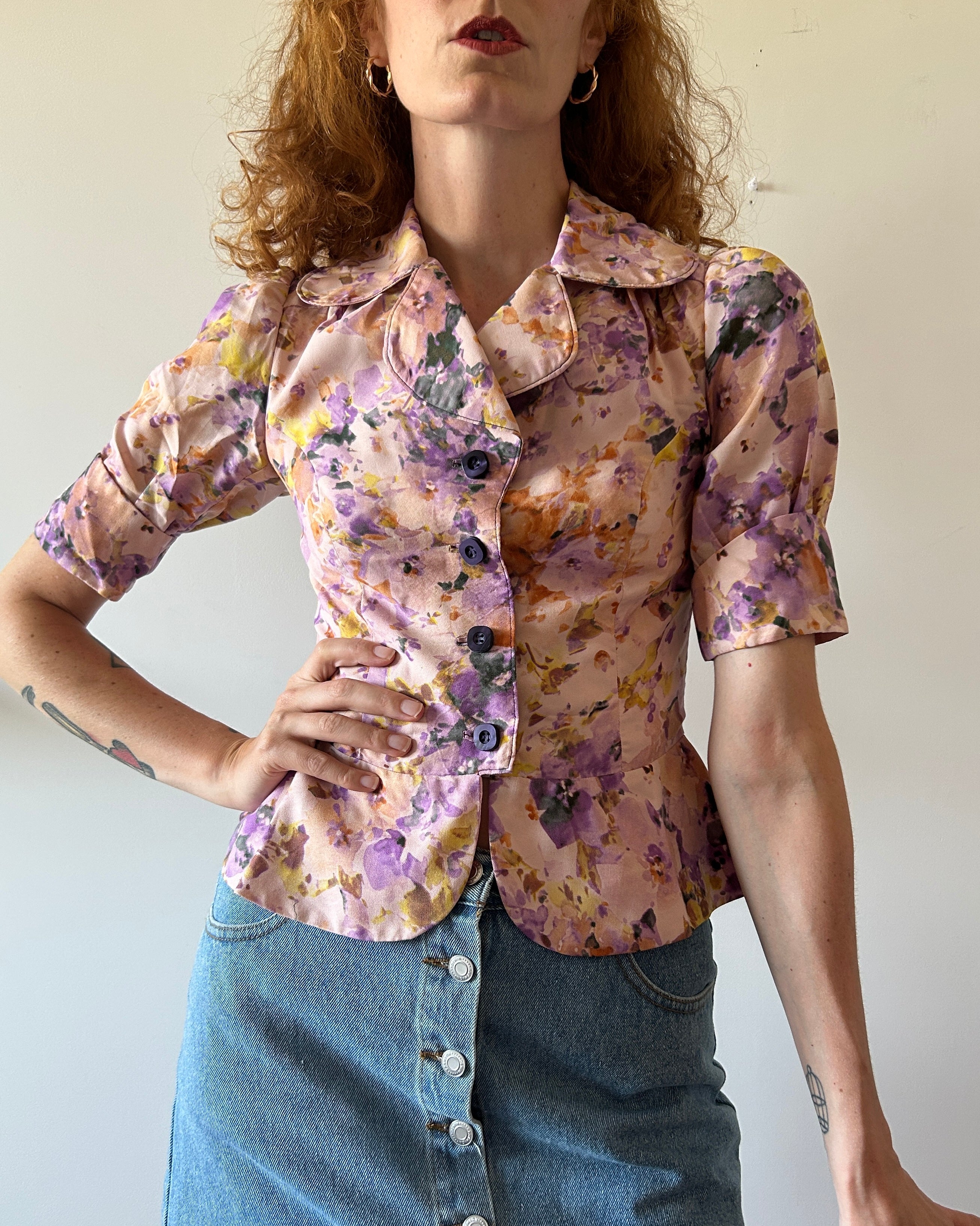 Blazer a fiori